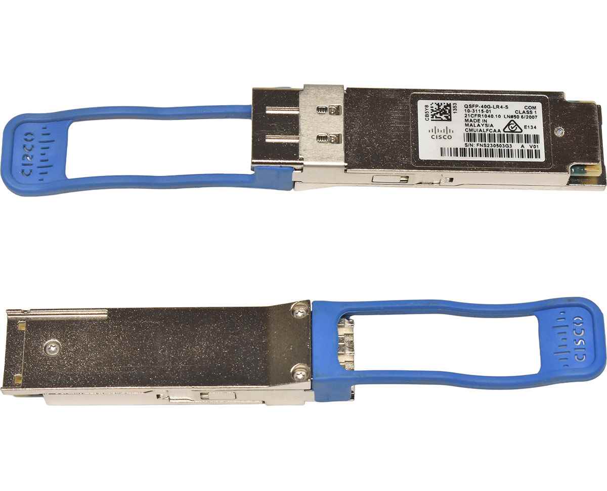 Cisco QSFP-40G-LR4-S 10-3115-01 40GBASE-LR4 QSFP+ 10km Transceiver Module Cisco QSFP-40G-LR4-S 10-3115-01 40GBASE-LR4 QSFP+ 10km Transceiver Module