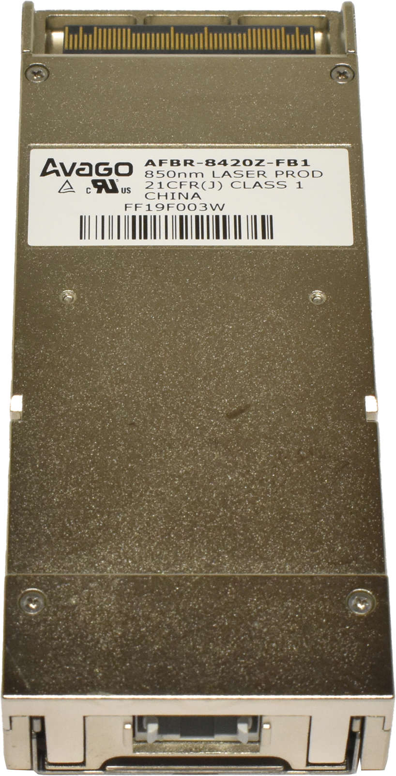 AVAGO-AFBR-8420Z-FB1-100Gbps-850nm-CFP2-Transceive-001.jpg AVAGO AFBR-8420Z-FB1 100Gbps 850nm CFP2 Transceiver Module