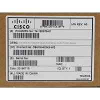 Cisco Router C841M-4X/K9-WS 2Ports WAN 1000Mbits 4Ports 1000Mbits Managed 74-120979-01 Remanufactured