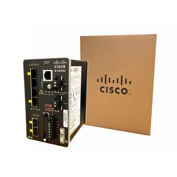 Cisco Switch IE-2000U-4S-G 2Ports SFP 1000Mbits 4Ports SFP 100Mbits Managed Neu / New