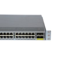 Cisco Switch N2K-C2248TP-E-1GE Fabric Extender 48Ports 1000Mbits 4Ports SFP+ 10Gbits Uplink 2x N2200-PAC-400W Rack Ears