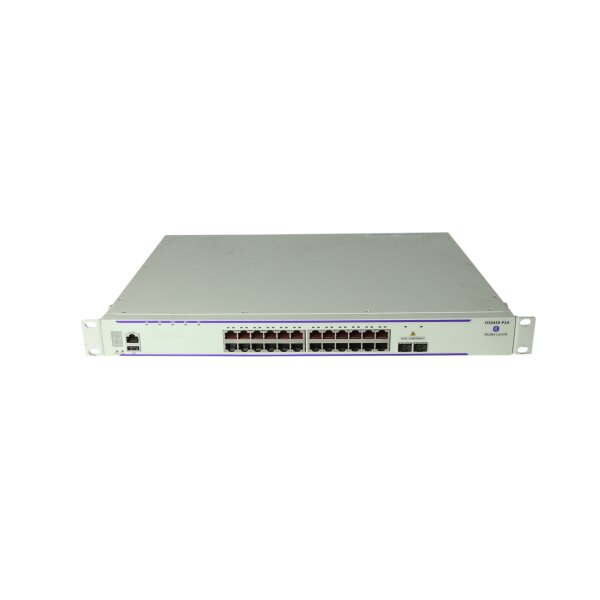 Alcatel-Lucent Switch OS6450-P24 24Ports PoE 1000Mbits 2Ports Uplink SFP+ 10Gbits Managed Stacking Expansion Module OS6450-XNI-U2 2Ports SFP+ 10Gbits Rack Ears