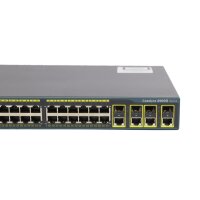 Cisco Switch Catalyst WS-C2960G-48TC-L 48Ports 1000Mbits 4Ports SFP 1000Mbits Combo Managed Rack Ears