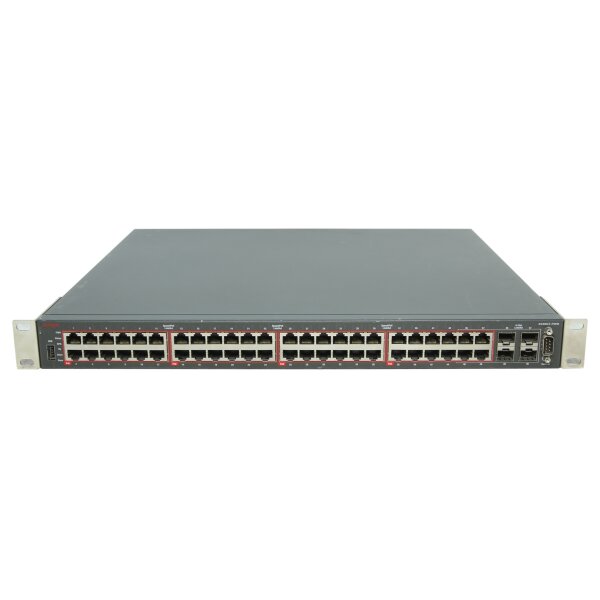 Nortel/Avaya Switch 4548GT-PWR 48Ports PoE 1000Mbits 4Ports SFP Combo 1000Mbits Managed Rack Ears AL4500A14-E6