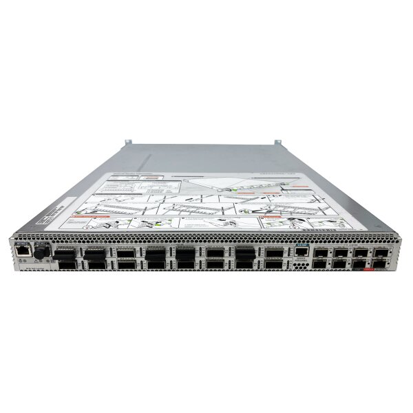 Oracle Sun Switch 10GbE 72P 16Ports QSFP 10Gbits 8Ports SFP+ 10Gbits Managed Rack Ears 7055019