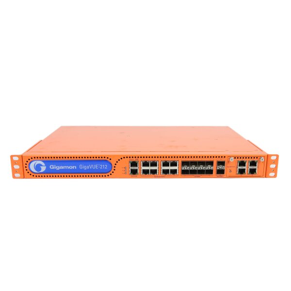 Gigamon Firewall GigaVUE-212 12Ports 1000Mbits Or 8Ports SFP 1000Mbits 2Ports 10Gbits Managed Rails