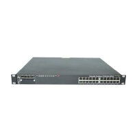 Brocade Switch FastIron FCX624S-HPOE 24Ports PoE 1000Mbits 4Ports SFP 1000Mbits Combo 1xPSU Managed Rack Ears 80-1002387-04
