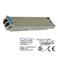 Finisar 10 GB LR/LW XFP Transceiver 10GbE/10GFC Max. 10km SM 1310nm FTRX-1411D3