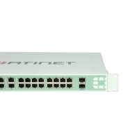 Fortinet Firewall FORTIGATE-100D 16Ports 1000Mbits 2Ports SFP Managed Rack Ears FG-100D