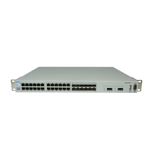 Nortel Switch 5530-24TFD 24Ports 1000Mbits 12Ports SFP Combo 2Ports XFP 10Gbits Managed Rack Ears 322173-AR02