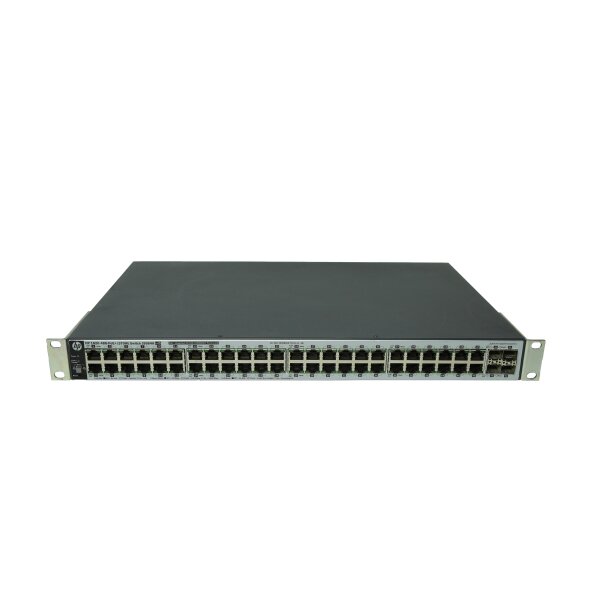 HP Switch 1820-48G-PoE+ J9984A 48Ports 1000Mbits (24Ports PoE) 4Ports SFP 1000Mbits Managed Rack Ears