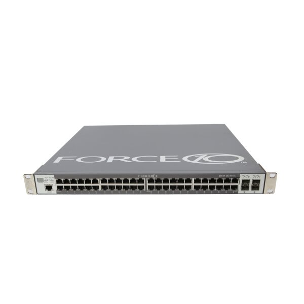Force10 Switch S50-01-GE-48T-AC 48Ports 1000Mbits 4Ports SFP Combo 1000Mbits Stack Module Managed Rack Ears 759-00053-03
