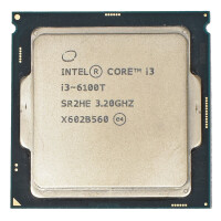 Intel Core Processor i3-6100T 3MB Cache, 3.20 GHz Dual Core FCLGA1155 SR2HE