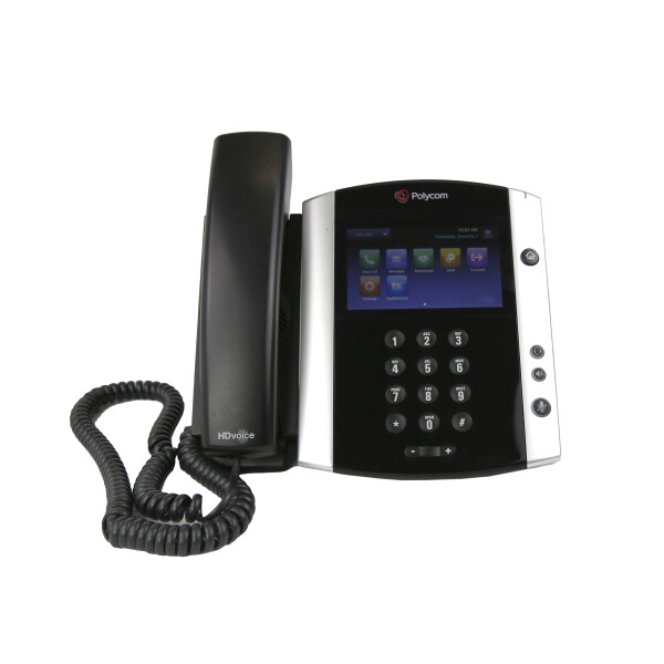 Polycom SIP IP Phone VVX600 Business Media Phone 4.3-inch Touch Screen No AC