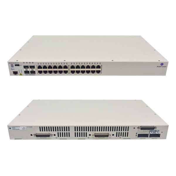 Alcatel-Lucent OmniSwitch 6400-P24 24-Port PoE Switch 4x SFP 2x 10G Stack