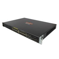 HP Aruba Switch 2530-24 PoE+ 24Ports PoE+ 100Mbits 2Ports 1000Mbits 2Ports SFP 1000Mbits Managed Rack Ears J9779A