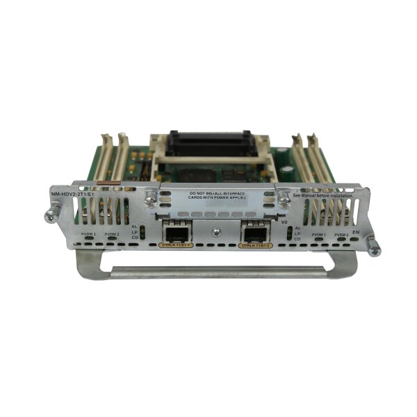 Cisco Module NM-HDV2-2T1/E1 2Ports T1/E1 Communications High-Density Digital Voice 800-22168-02