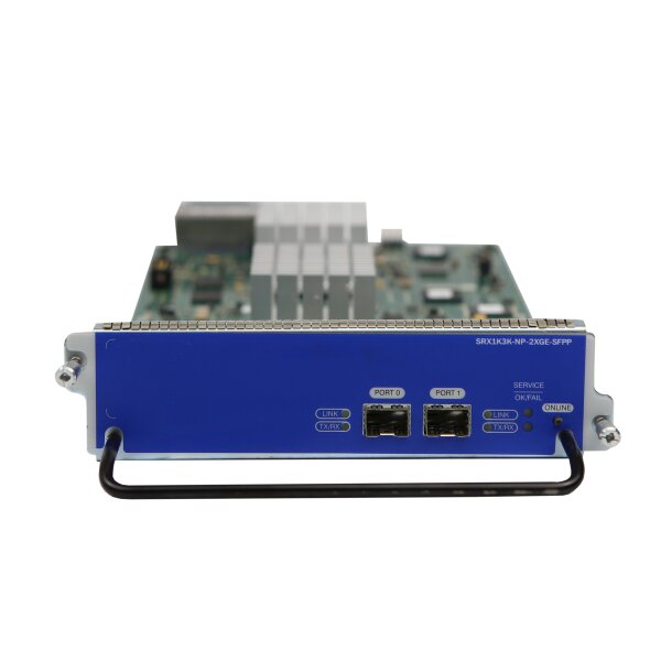 Juniper SRX1K3K-NP-2XGE-SFPP 2Ports Ethernet SFP+ NP-IOC For  SRX3400/SRX3600/SRX1400 Services Gateways