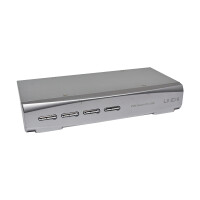 Lindy 39333 KVM Switch PRO USB 2.0 Audio DVI-I Dual Link...