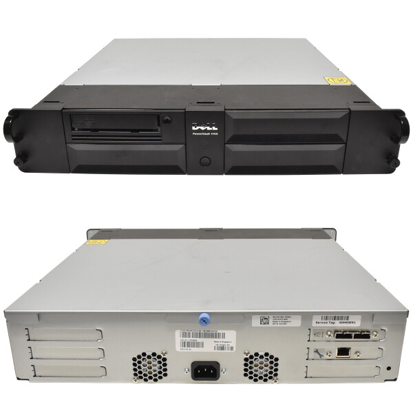 DELL PowerVault 114X LTO5 SAS Tape Rack Drive Bandlaufwerk 2U 0R2GT5 0M69TX
