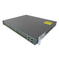 Cisco Switch WS-C3560-48PS-S 48Ports PoE 100Mbits 4Ports SFP 1000Mbits Managed Rack Ears