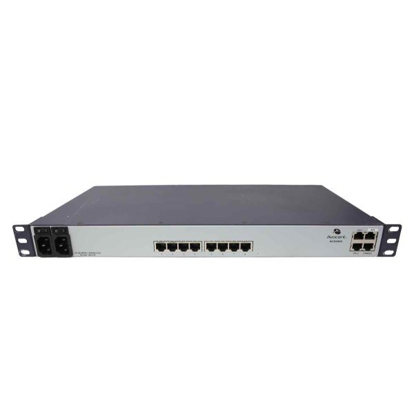 Avocent KVM ACS6008 8Ports Console Server 2Ports 1000Mbits Aux/Modem Managed Rack Ears