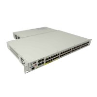 Alcatel-Lucent Switch 6850-P48 48Ports PoE 1000Mbits 4Ports Combo SFP 1000Mbits PS-510W-AC Managed Rack Ears