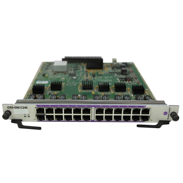 Alcatel-Lucent Expansion Module OS9-GNI-C24E 24Ports SFP 1000Mbits For OmniSwitch 9700 / 9800