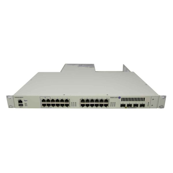 Alcatel-Lucent OmniSwitch 6855-24 24Ports 1000Mbits 4Ports Combo SFP 1000Mbits PS-360W-AC-E Managed Rack Ears