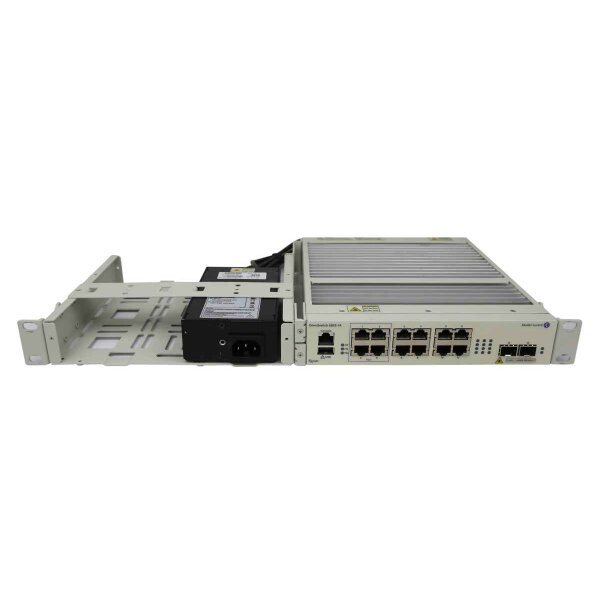 Alcatel-Lucent OmniSwitch 6855-14 12Ports 1000Mbits 2Ports SFP 1000Mbits With Power Supply Managed Rack Ears