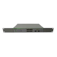 Allied Telesis Switch AT-GS950/8 6Ports 1000Mbits 2Ports Combo SFP 1000Mbits Managed Rack Ears