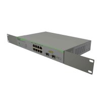 Allied Telesis Switch AT-GS950/8 6Ports 1000Mbits 2Ports Combo SFP 1000Mbits Managed Rack Ears