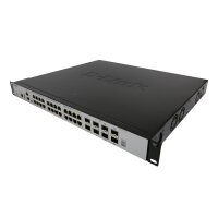 D-Link Switch DGS-3630-28PC 24Ports 1000Mbits 4Ports SFP 1000Mbits Combo 4Ports SFP+ 10Gbits Managed Rack Ears
