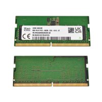 SKhynix 8GB 1Rx16 PC5-4800B HMCG66MEBSA092N SO-DIMM