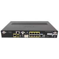 Cisco Router C897VAMG-LTE-GA-K9 8Ports (4Ports PoE) 1000Mbits 1Port WAN 1000Mbits No Antennas No AC Managed