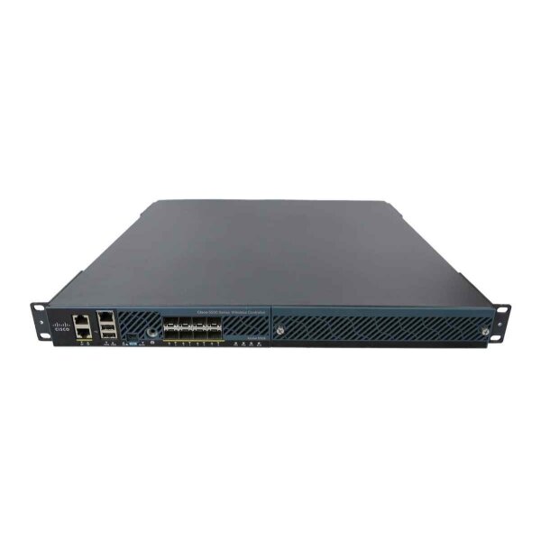 Cisco WLAN Controller AIR-CT5508-K9 Up to 50 APs 8Ports SFP 1000Mbits Dual PSU Managed Rack Ears