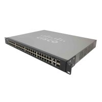 Cisco Switch SG250-50P 50Ports (48 PoE+) 1000Mbits 2Ports Combo SFP 1000Mbits Managed Rack Ears SG250-50P-K9