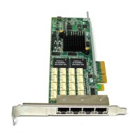 Riverbed 410-00115-01 Quad-Port PCIe x4 Gigabit Ethernet...