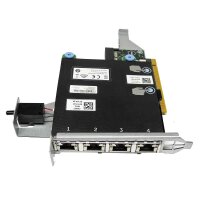 DELL 4-Port GbE Daughter Card 0R1XFC +Riser Card 08PX9W...