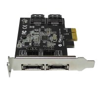 StarTech 2-Port PCIe x1 6Gb SATA III Schnittstellenkarte...
