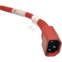 8x Panduit Netzkabel C14 C13 Power Kabel rot 3m 10A 250V...